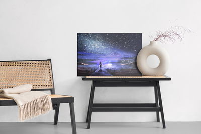 Ljuddämpande tavla - The night sea and the stars