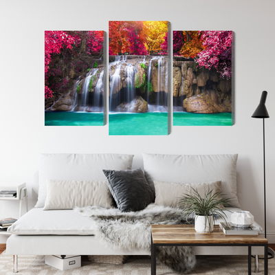 Ljuddämpande tavla - A waterfall in the deep