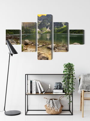 Ljuddämpande tavla - Morskie oko in tatra