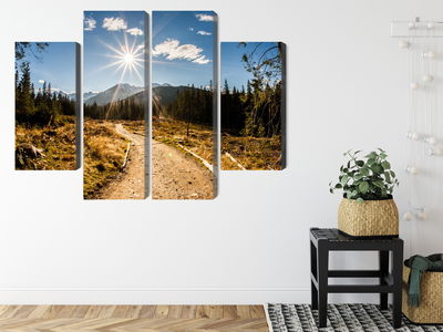 Ljuddämpande tavla - A sunny day in the tatras 3d