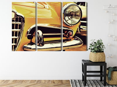 Ljuddämpande tavla - The front of a vintage car