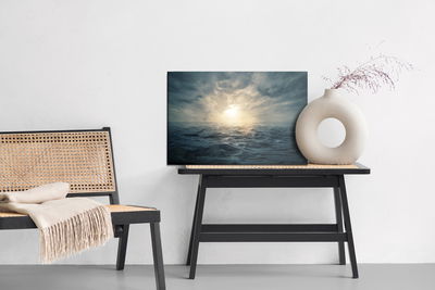 Ljuddämpande tavla - Sunset on a stormy sea