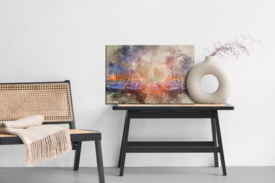 Ljuddämpande tavla - Sunset in venice