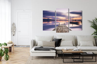 Ljuddämpande tavla - Sunset view