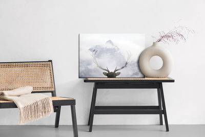 Ljuddämpande tavla - A deer looking