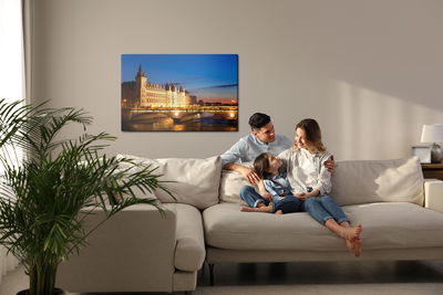 Ljuddämpande tavla - Paris at evening time