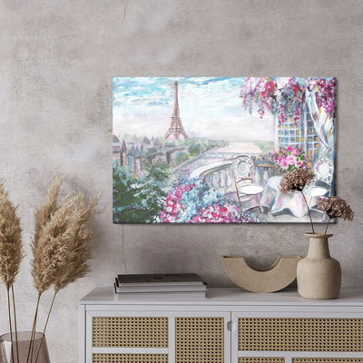 Ljuddämpande tavla - View of the eiffel tower