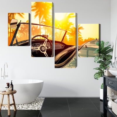 Ljuddämpande tavla - View from the car