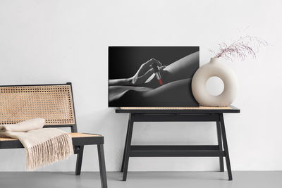 Ljuddämpande tavla - Woman with lipstick