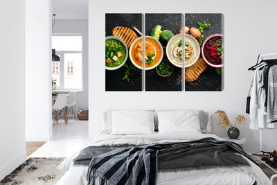 Ljuddämpande tavla - Vegetable cream soups