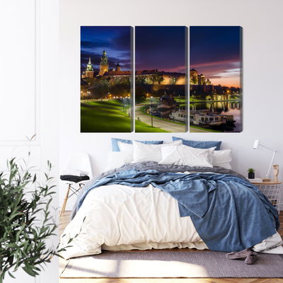 Ljuddämpande tavla - Wawel royal castle at sunrise