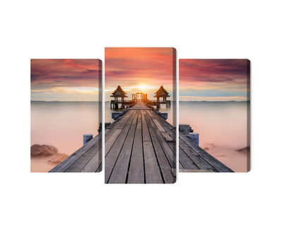 Ljuddämpande tavla - Hazy sea