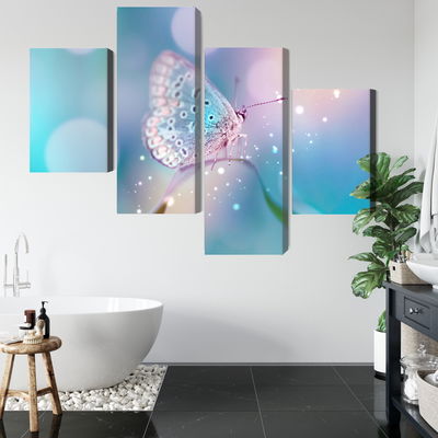 Ljuddämpande tavla - A delicate butterfly