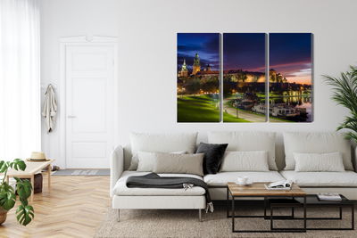 Ljuddämpande tavla - Wawel royal castle at sunrise