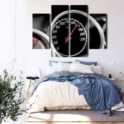 Ljuddämpande tavla - Car speedometer