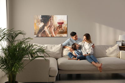 Ljuddämpande tavla - Fragment of artwork where