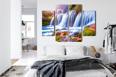 Ljuddämpande tavla - Jiulong waterfall in luoping