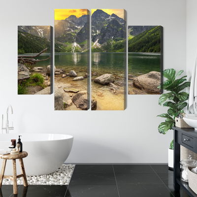 Ljuddämpande tavla - Morskie oko in tatra