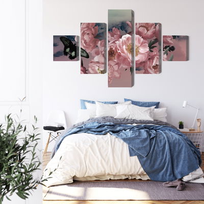 Ljuddämpande tavla - Bouquet of flowers