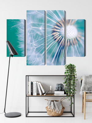 Ljuddämpande tavla - Dandelion on a macro scale