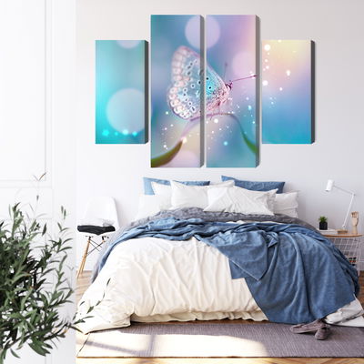 Ljuddämpande tavla - A delicate butterfly