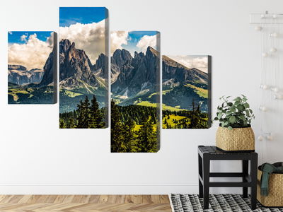 Ljuddämpande tavla - View of the italian