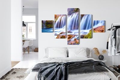 Ljuddämpande tavla - Jiulong waterfall in luoping