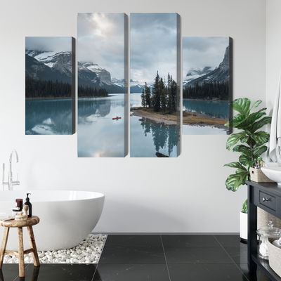 Ljuddämpande tavla - Ghost island in jasper