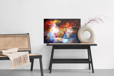 Ljuddämpande tavla - Lion in outer space