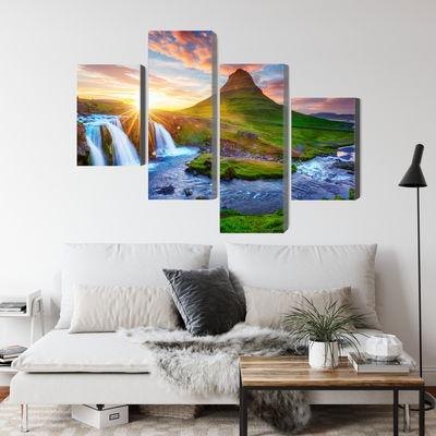 Ljuddämpande tavla - View of the kirkjufellsfoss