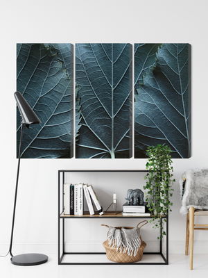 Ljuddämpande tavla - Leaves with a macro