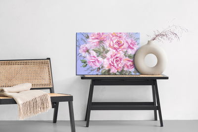 Ljuddämpande tavla - A bouquet of roses as painted