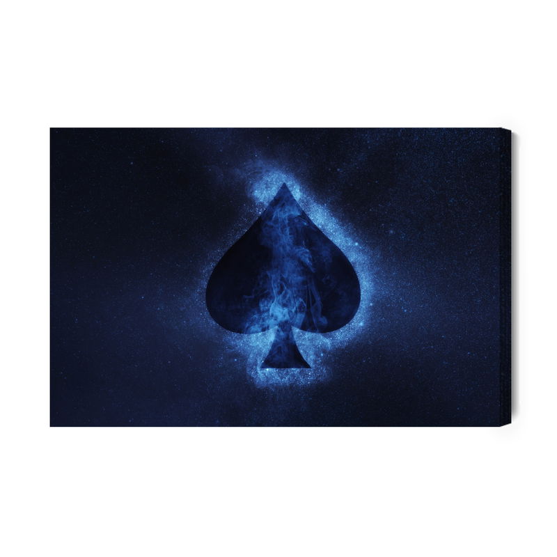 Ljuddämpande tavla - Abstract symbol of spades