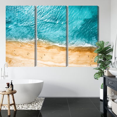 Ljuddämpande tavla - Aerial view of the ocean