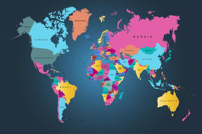 Akustiikkataulu - Multicolored political world