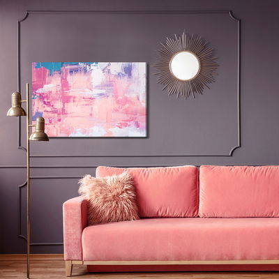 Ljuddämpande tavla - Abstract and colorful texture