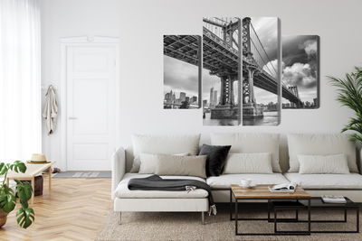 Ljuddämpande tavla - Manhattan bridge in New York