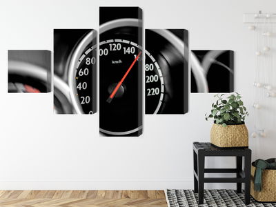 Ljuddämpande tavla - Car speedometer