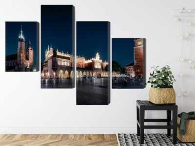 Ljuddämpande tavla - Kraków's cloth hall and st.