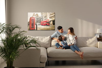 Ljuddämpande tavla - Vintage London street