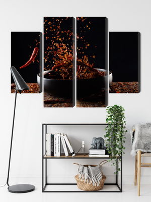 Ljuddämpande tavla - Cayenne pepper in flight