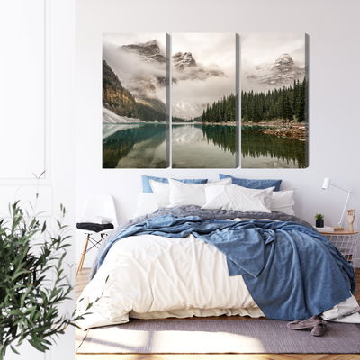 Ljuddämpande tavla - Moraine Lake in banff