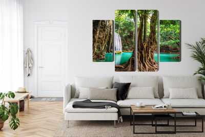 Ljuddämpande tavla - Erawan waterfalls