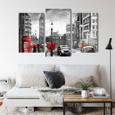Ljuddämpande tavla - London street view