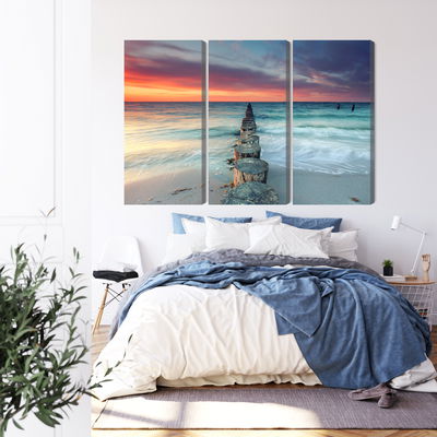 Ljuddämpande tavla - Beautiful sunset over