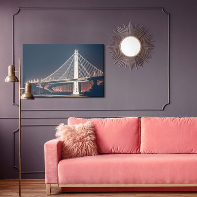 Ljuddämpande tavla - Bridge at night