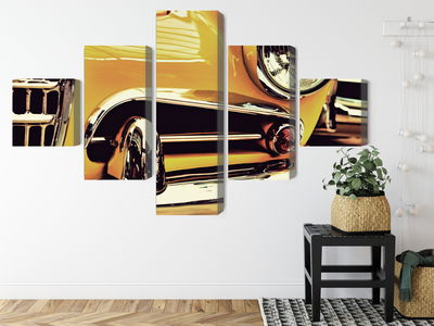 Ljuddämpande tavla - The front of a vintage car