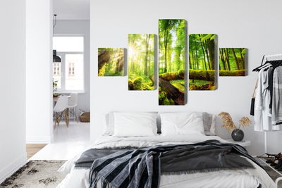 Ljuddämpande tavla - Rays of the sun in the 3d