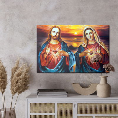 Ljuddämpande tavla - Mother of god with jesus