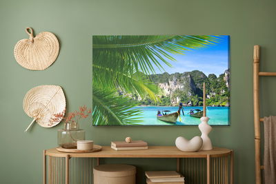 Ljuddämpande tavla - Sunny caribbean